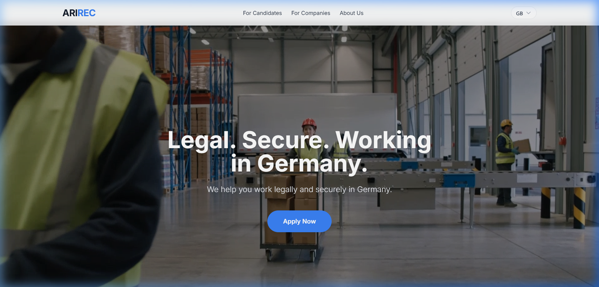 Arirec Website Vorschau